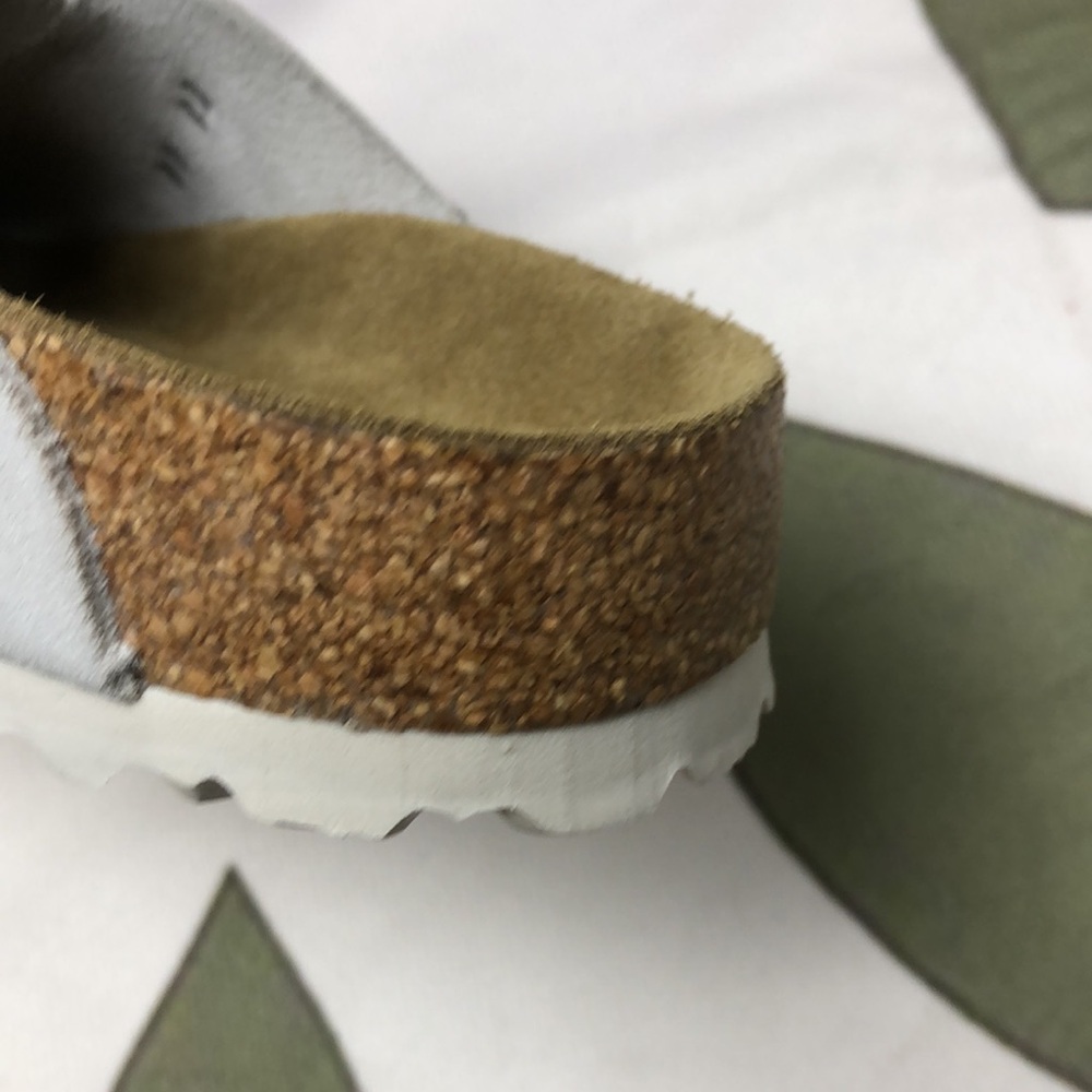 NWT Women's White Suede Birkenstock Boston Shoes - Narrow Fit - Picture 8 of 8
